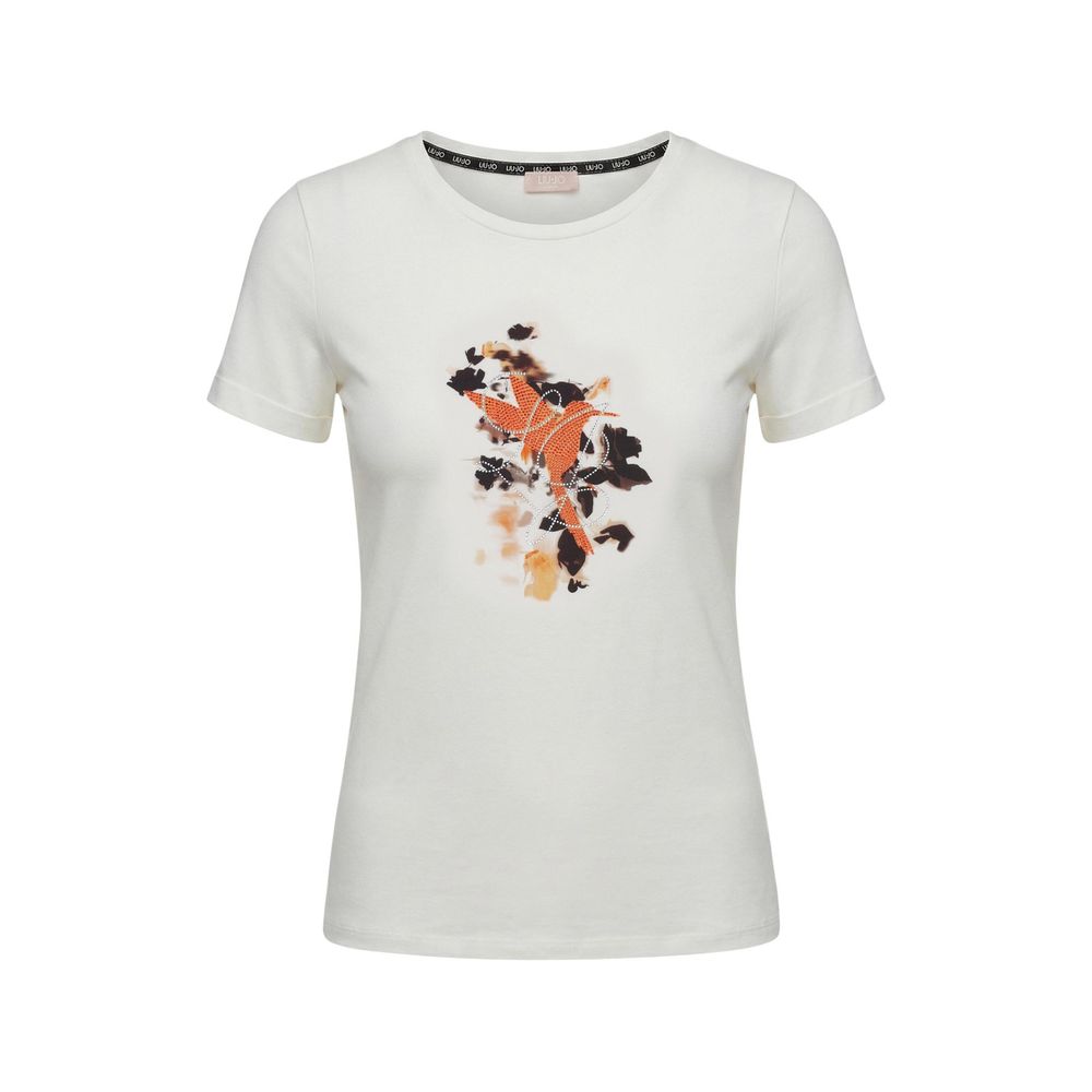 Beige Cotton T-Shirt