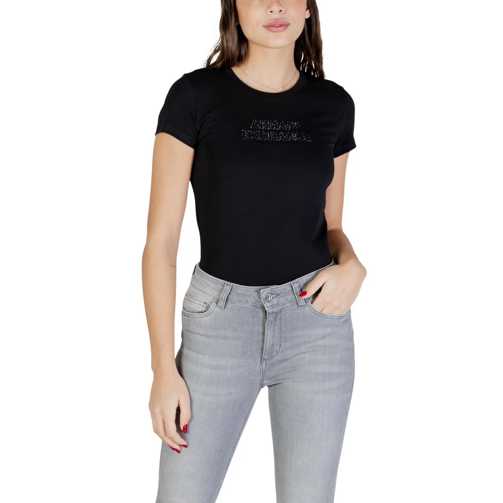 Black Cotton T-Shirt