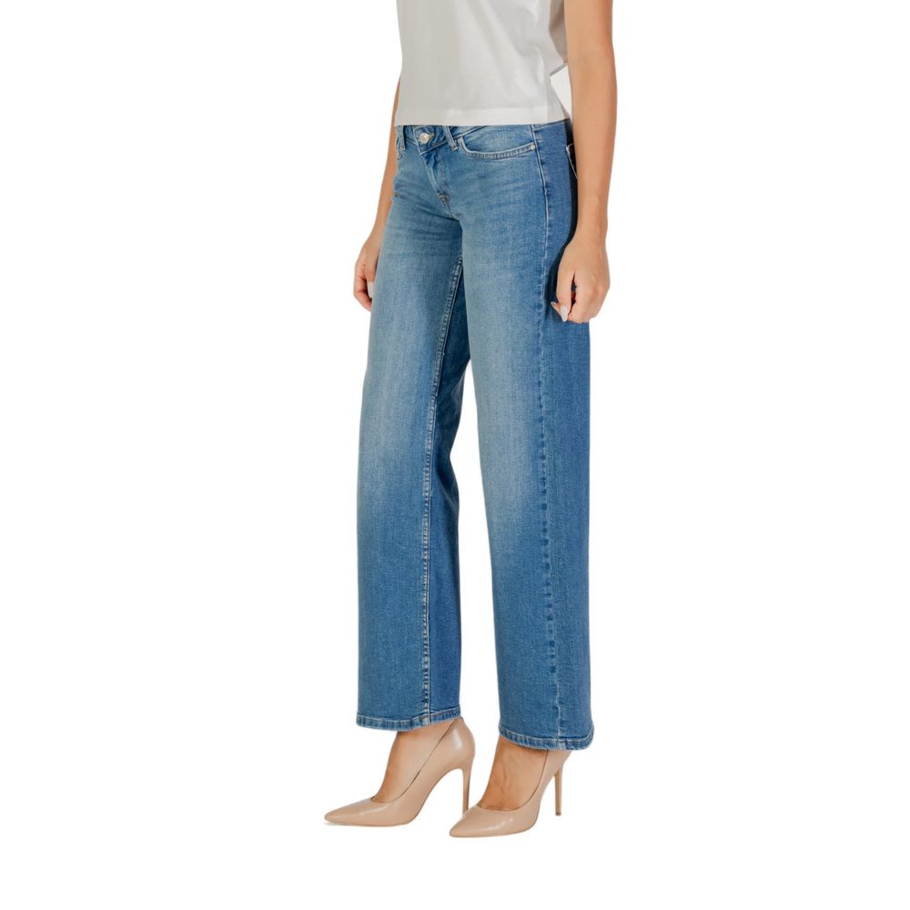 Blue Cotton Mom Jeans