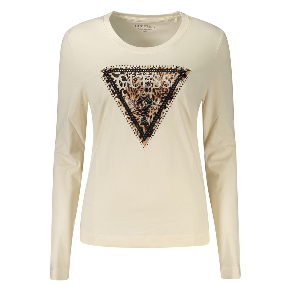Beige Cotton T-Shirt