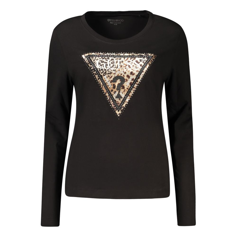 Black Cotton T-Shirt