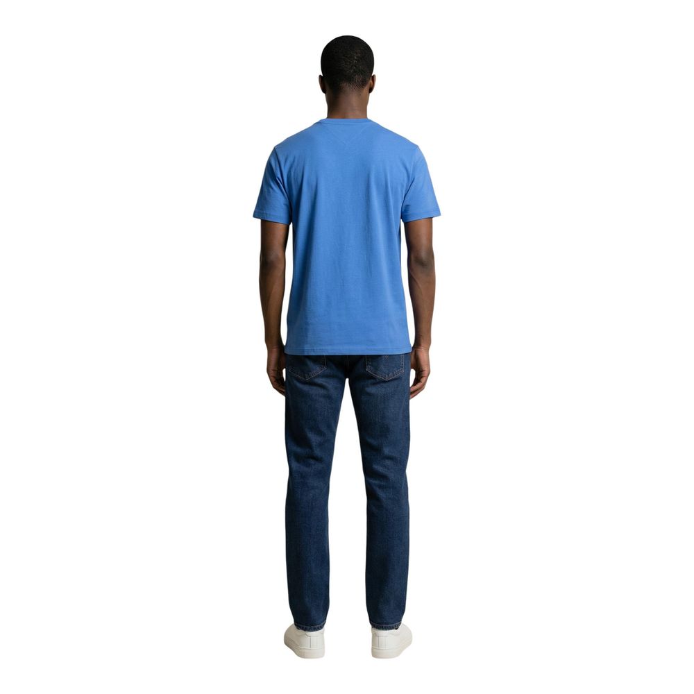 Blue Recycled Cotton T-Shirt