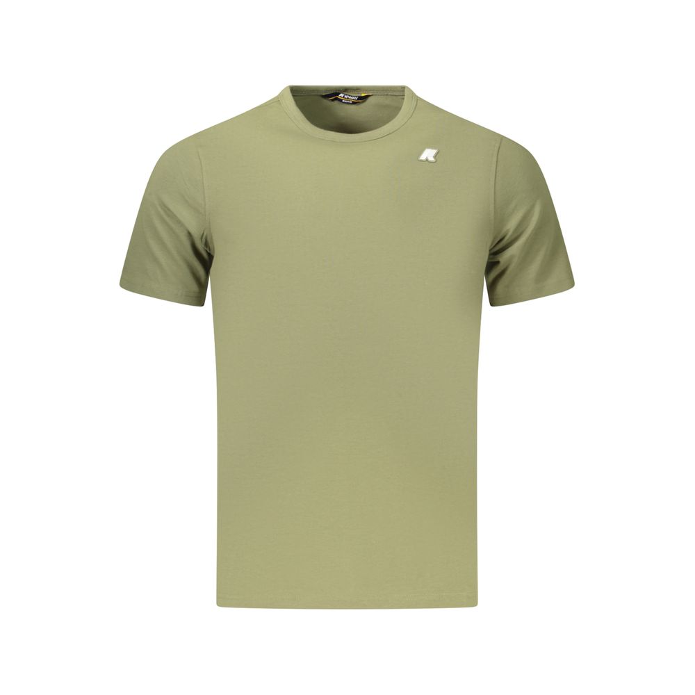 Green Cotton Men's T-Shirt