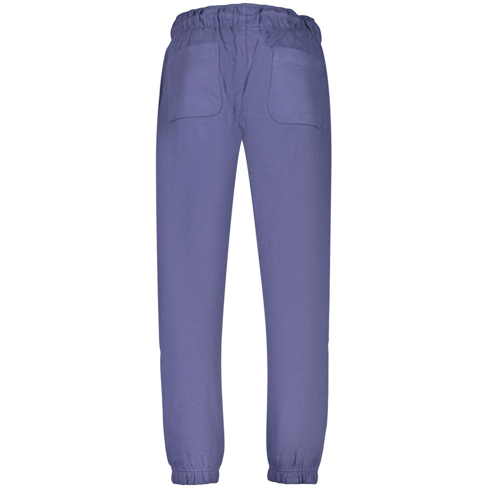 Blue Cotton Men's Trouser