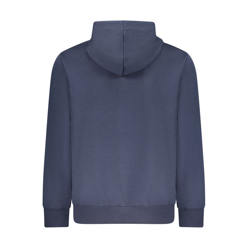 Blue Cotton Men's Hoodie