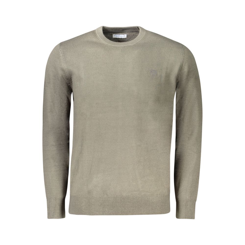 Grey Acrylic Men's Sweater