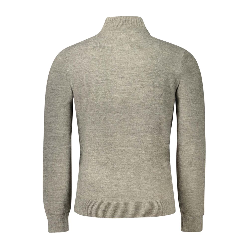 Gray Acrylic Men's Sweater