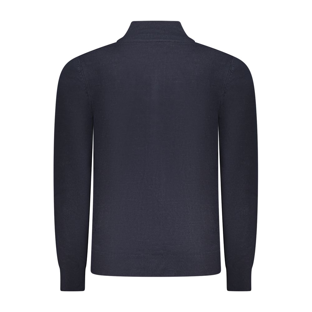 Blue Acrylic Men Sweater