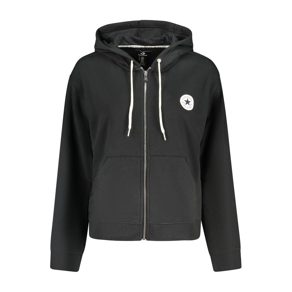 Black Cotton Sweatshirt