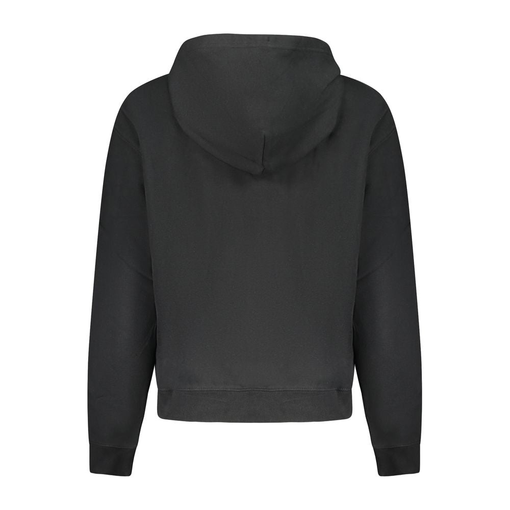 Black Cotton Sweatshirt