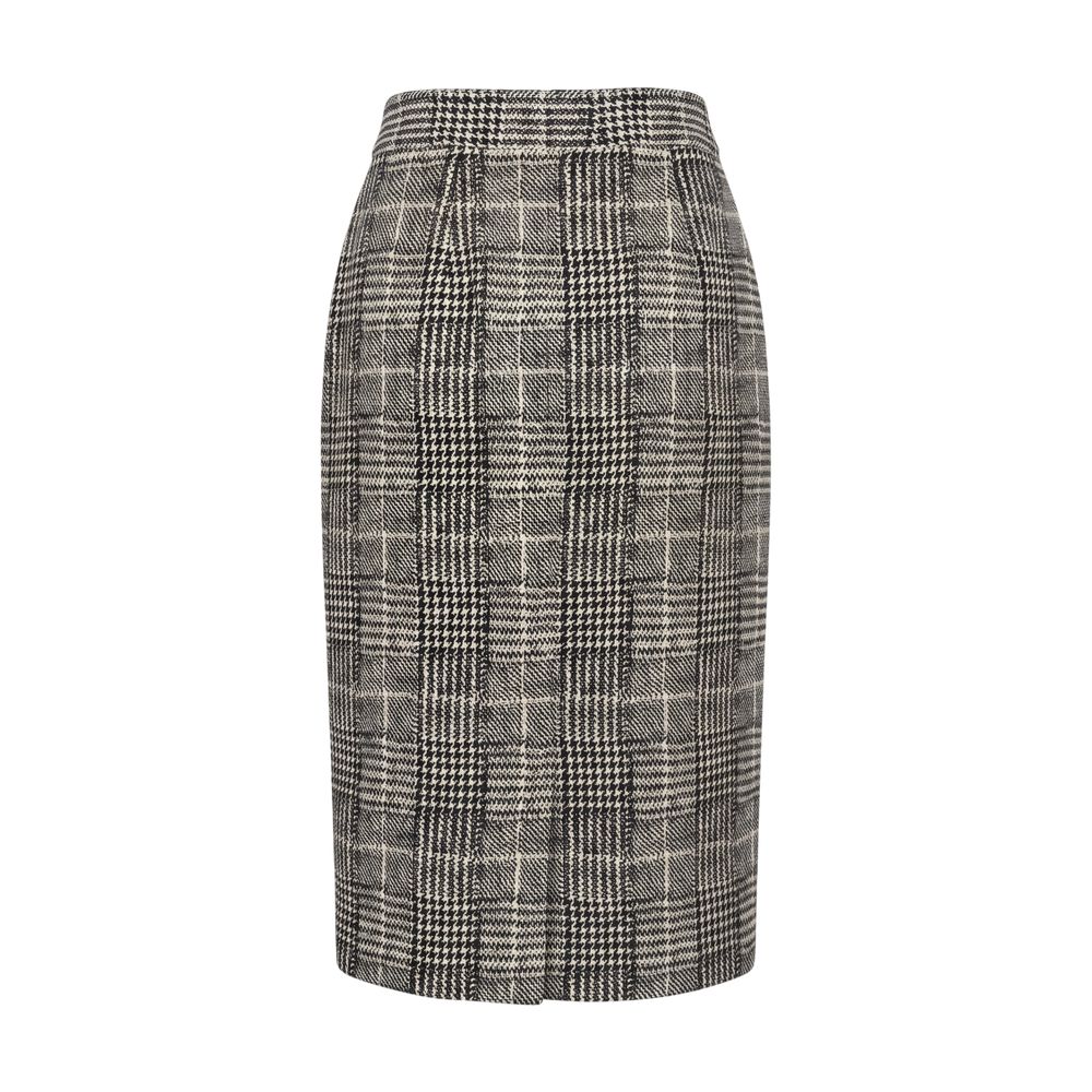 White Cotton Women Skirt