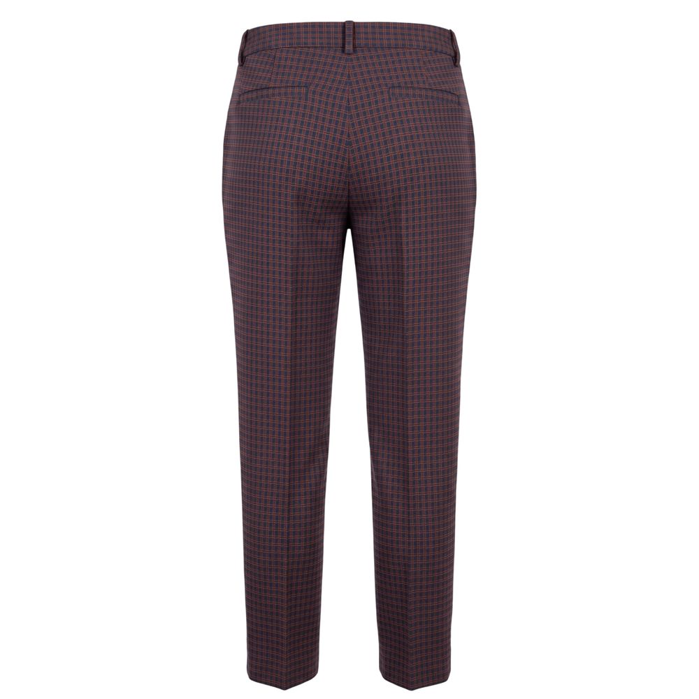 Red Polyester Women Pant