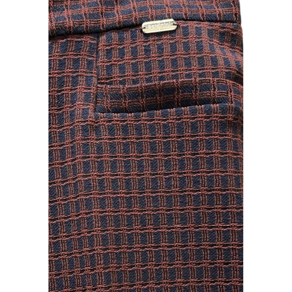 Red Polyester Women Pant