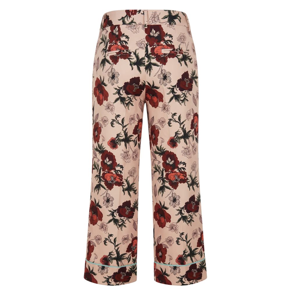 Pink Cotton Women Pant