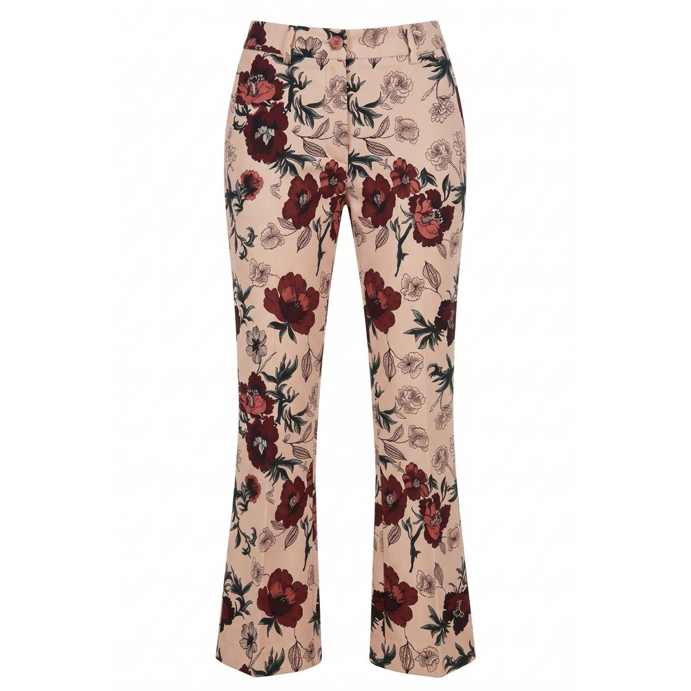 Pink Cotton Women Pants