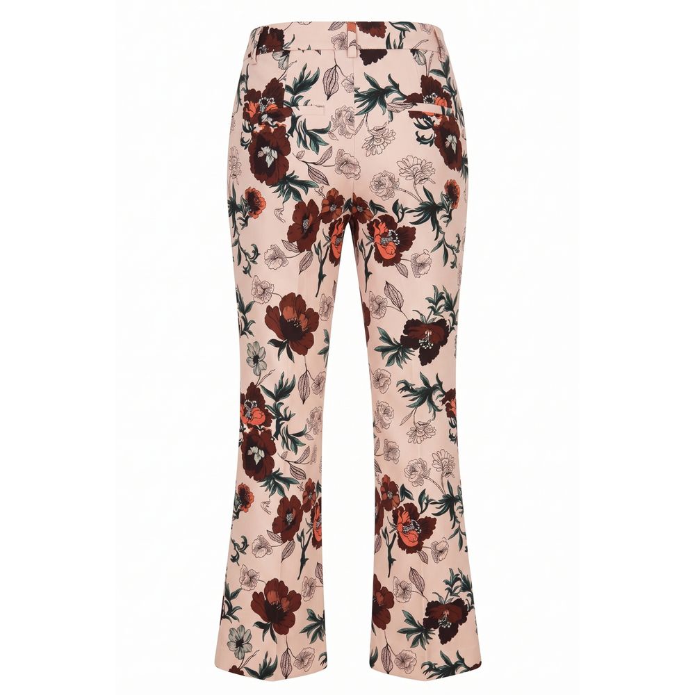 Pink Cotton Women Pants