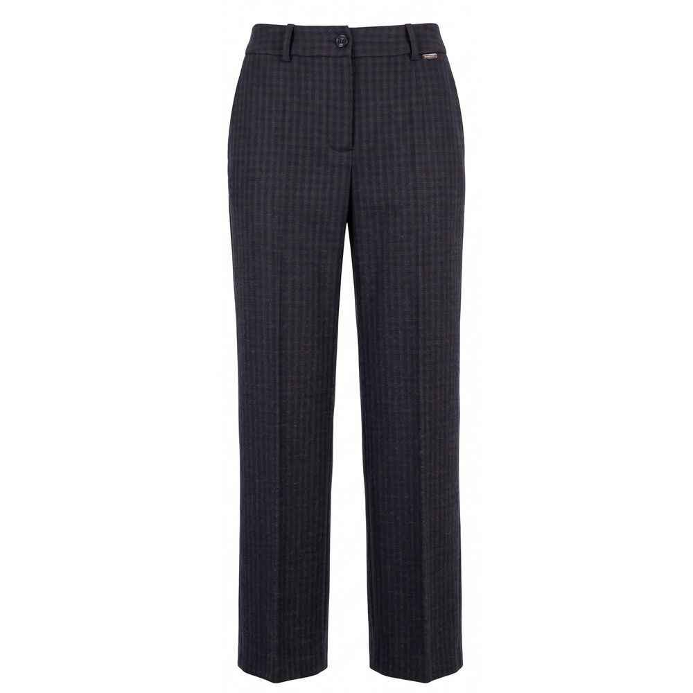 Blue Cotton Womens Pant