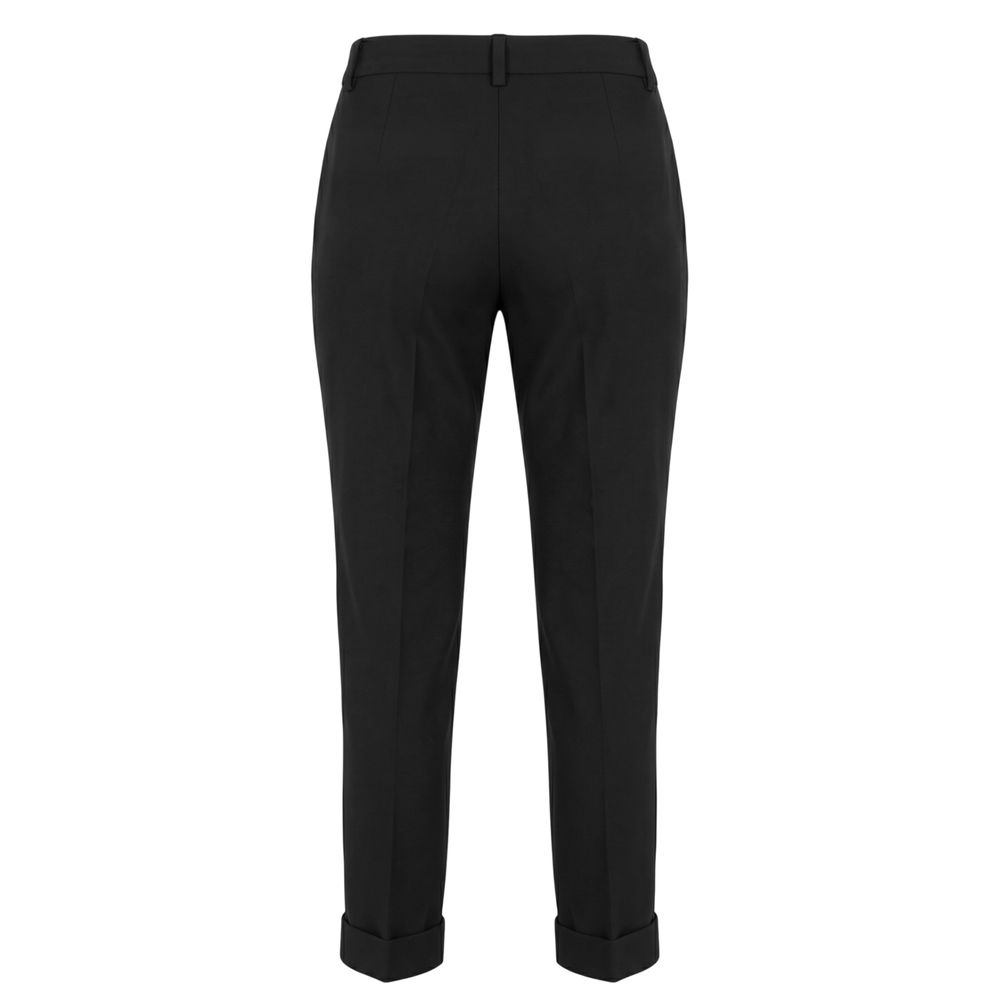 Black Viscose Women Pant