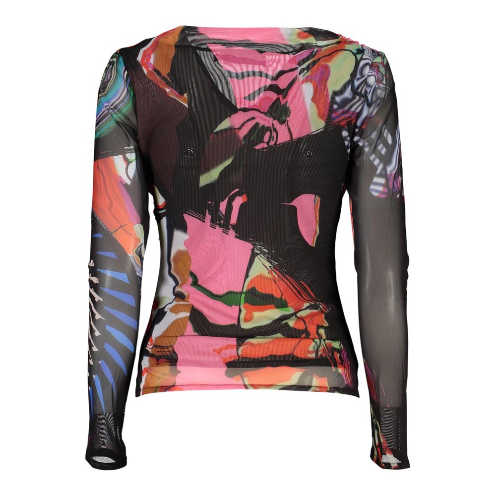 Black Polyester Womens Sweater