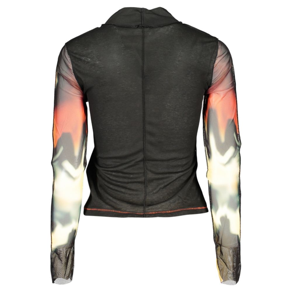Black Polyester Women's Sweater