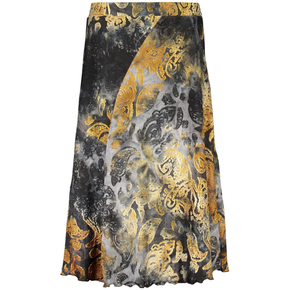 Blue Polyester Women's Skirt