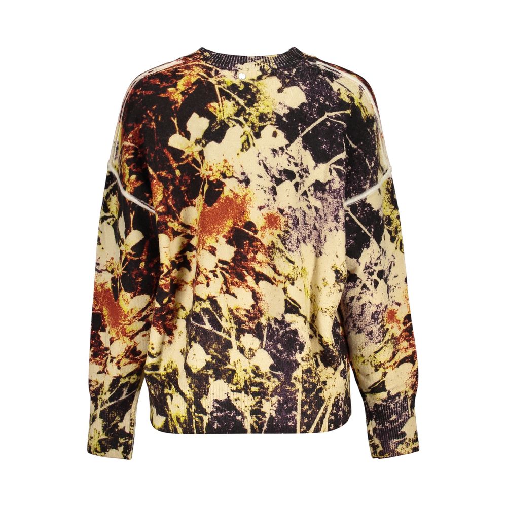 Yellow Acrylic Women's Sweater