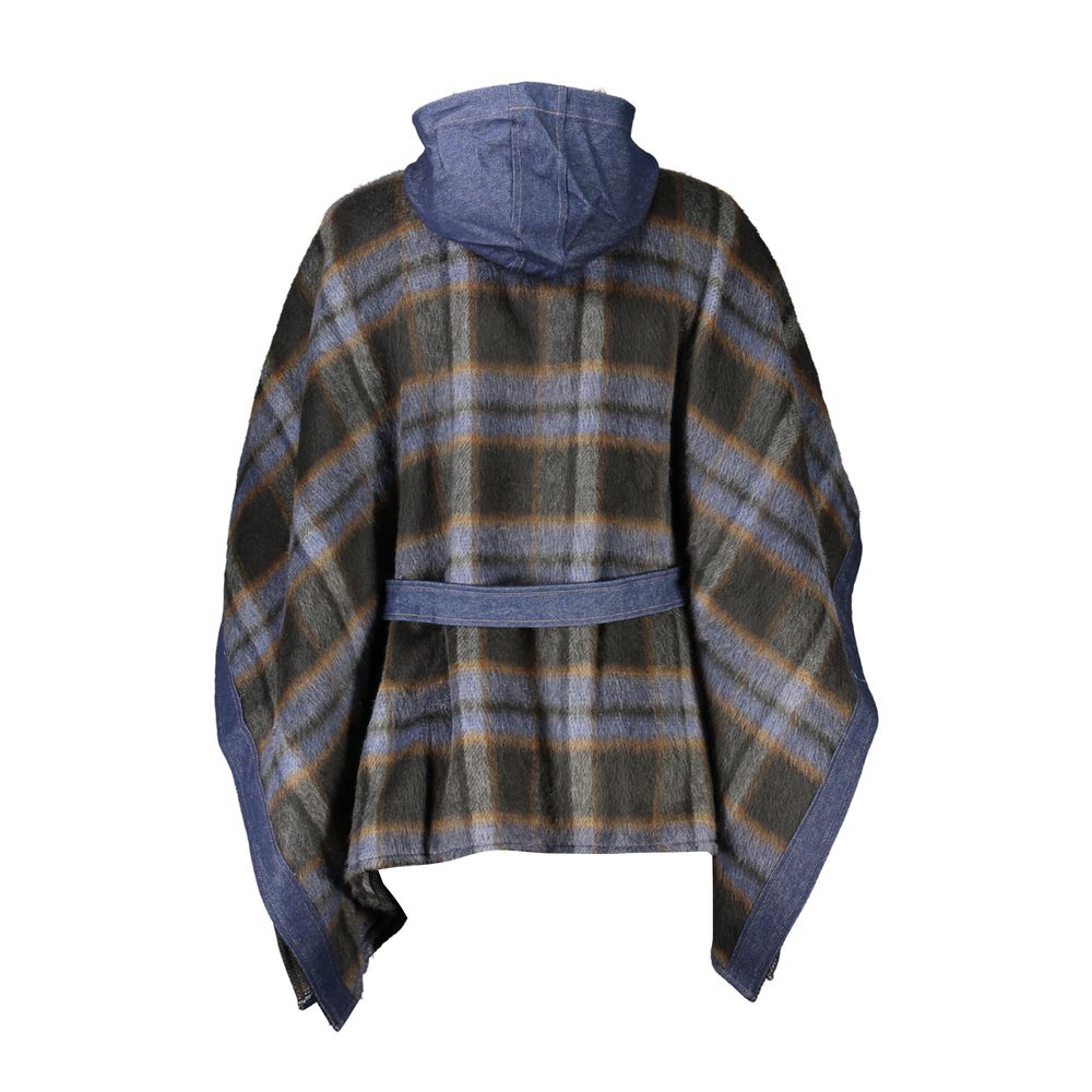 Blue Polyester Women's Top