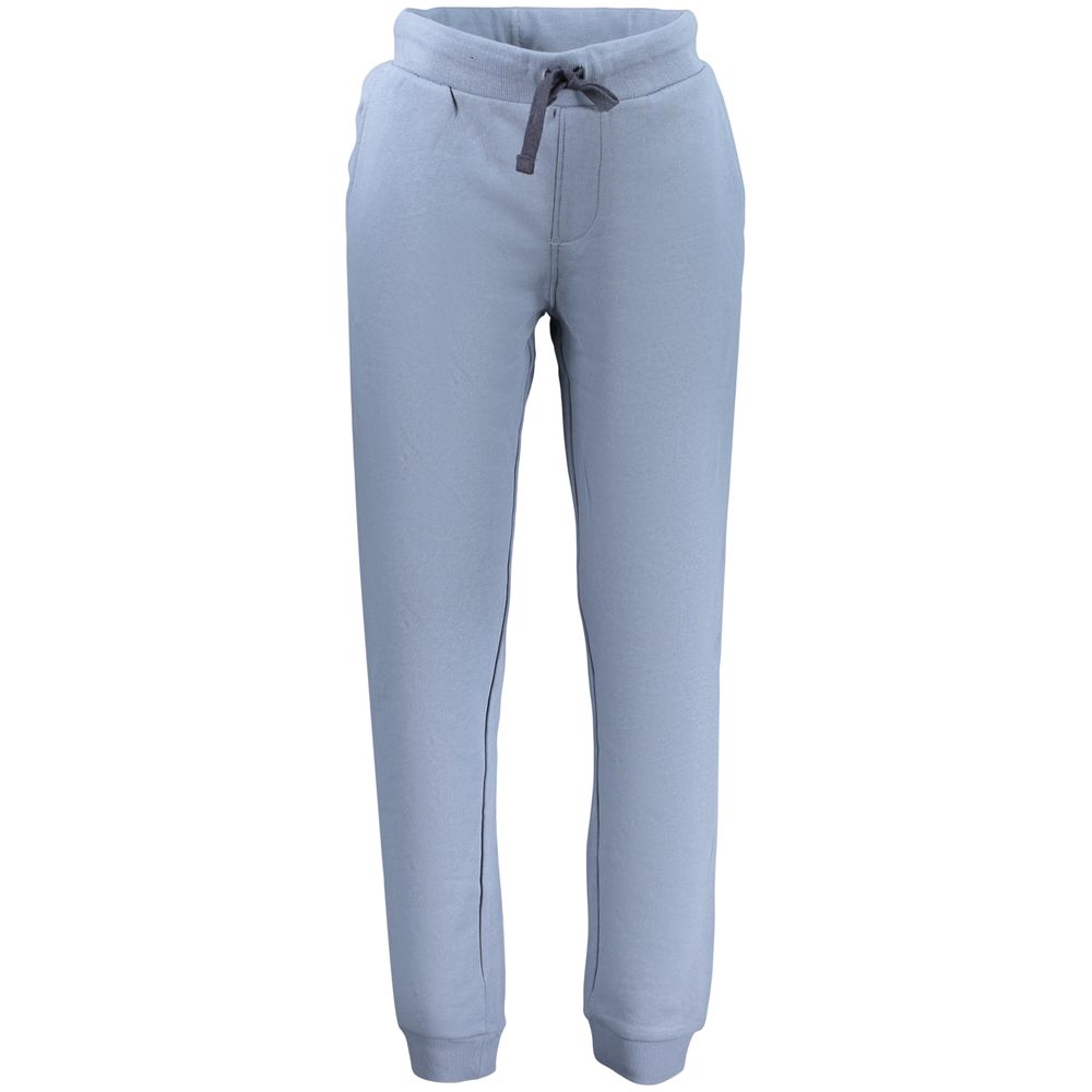 Blue Cotton Men's Trouser