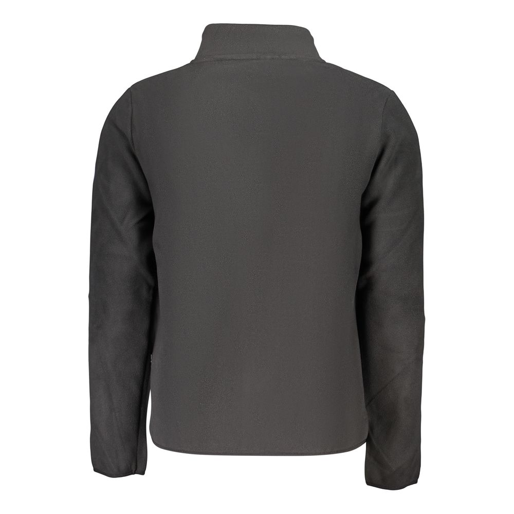 Black Polyester Men's Sweatshirt