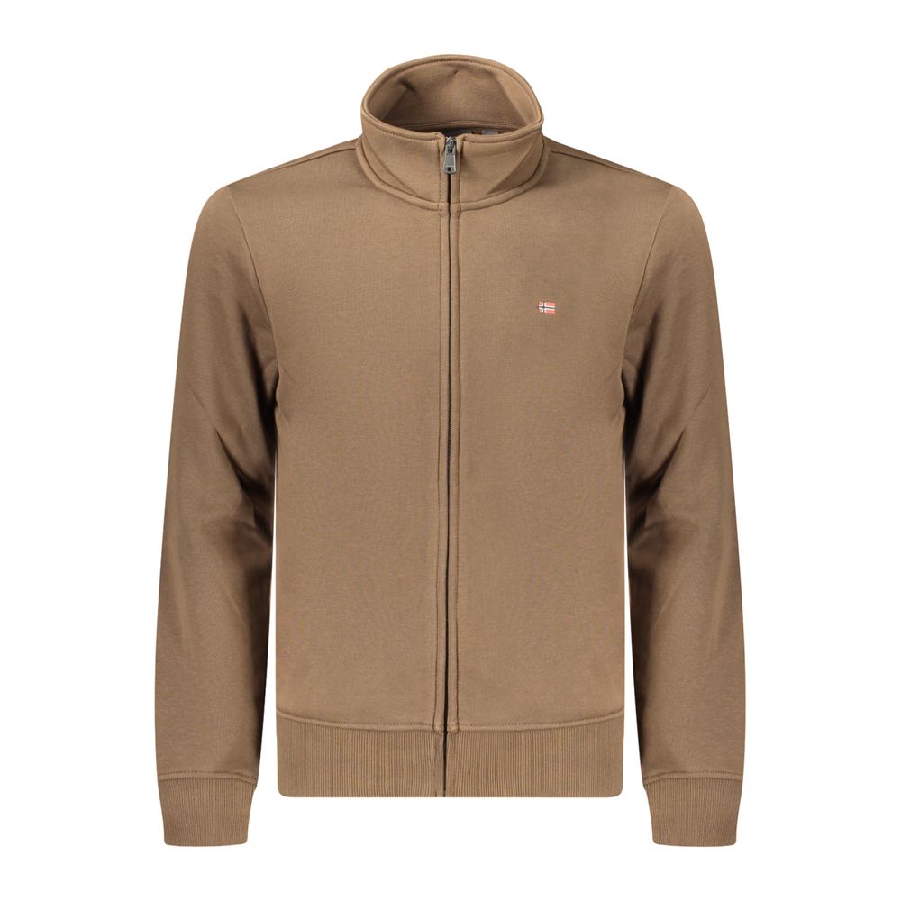 Brown Cotton Men's Sweatshirt