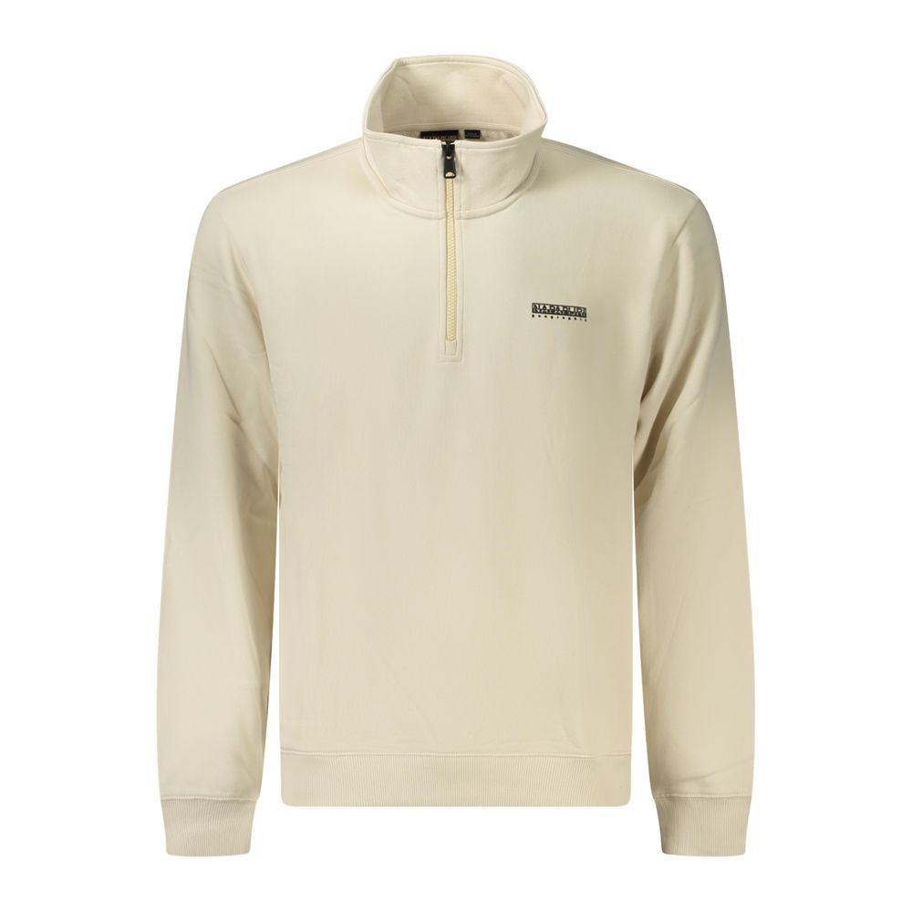 Beige Cotton Sweatshirt