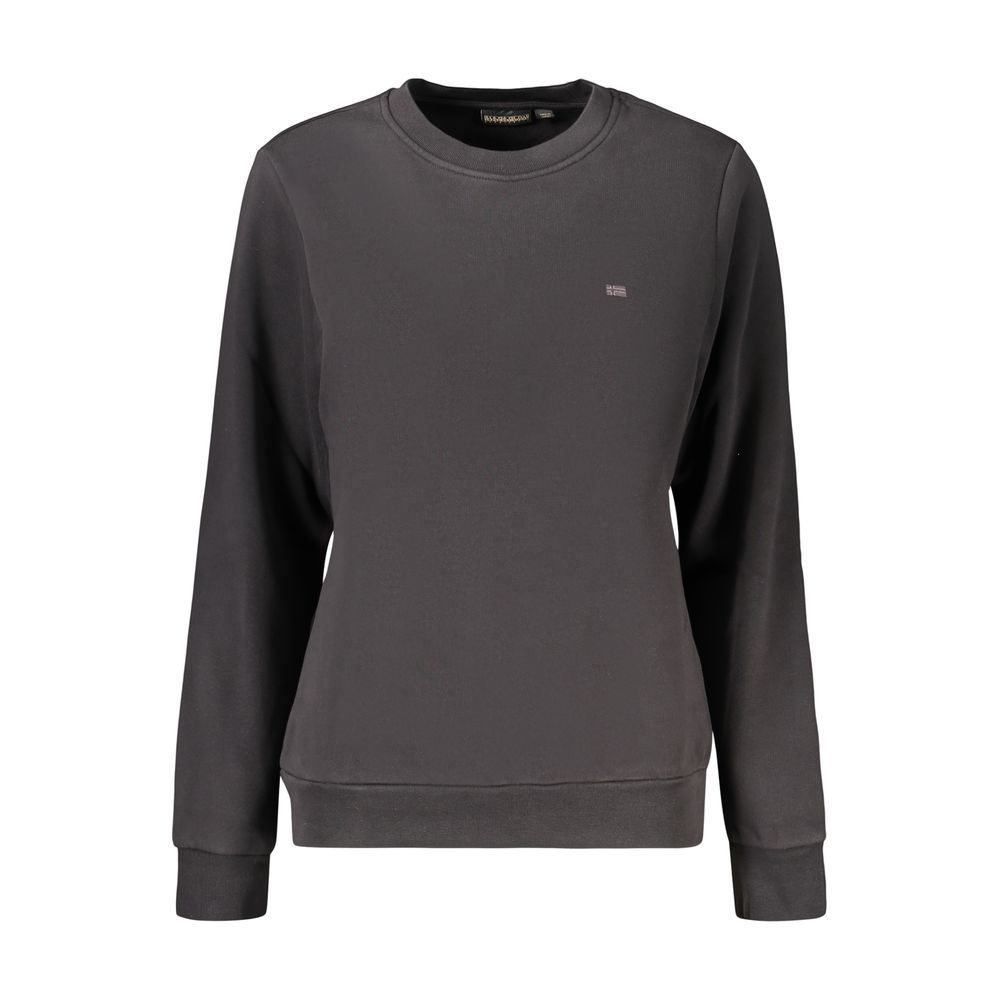 Black Cotton Sweatshirt