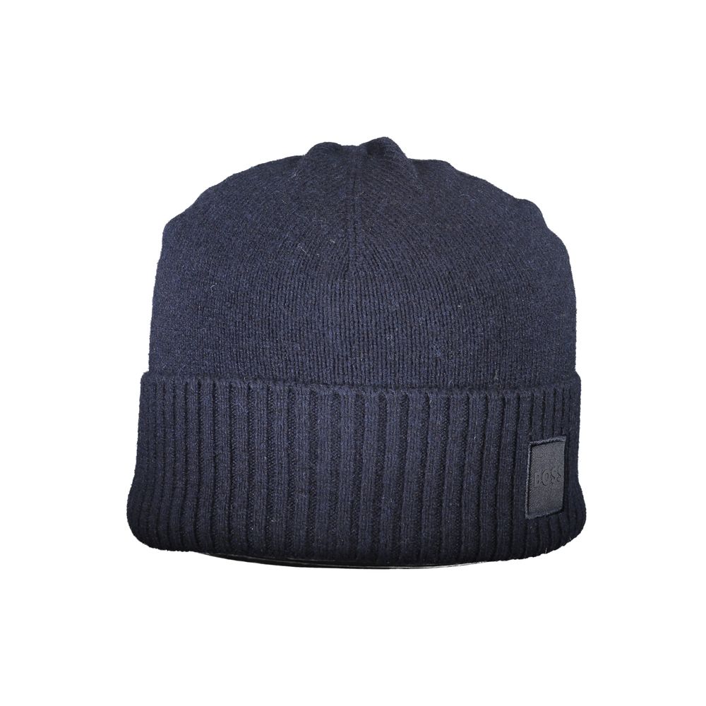 Blue Wool Men's Cap