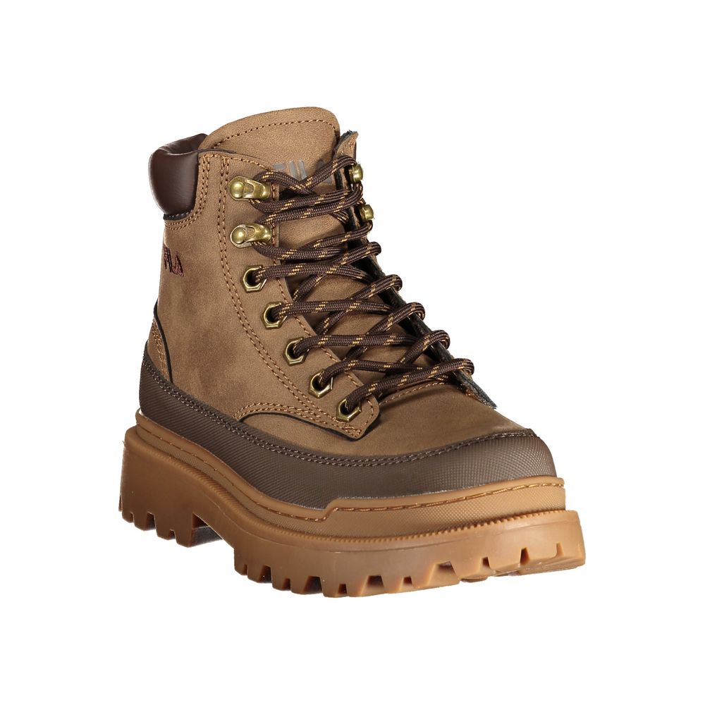 Brown Polyurethane Women's Sneaker