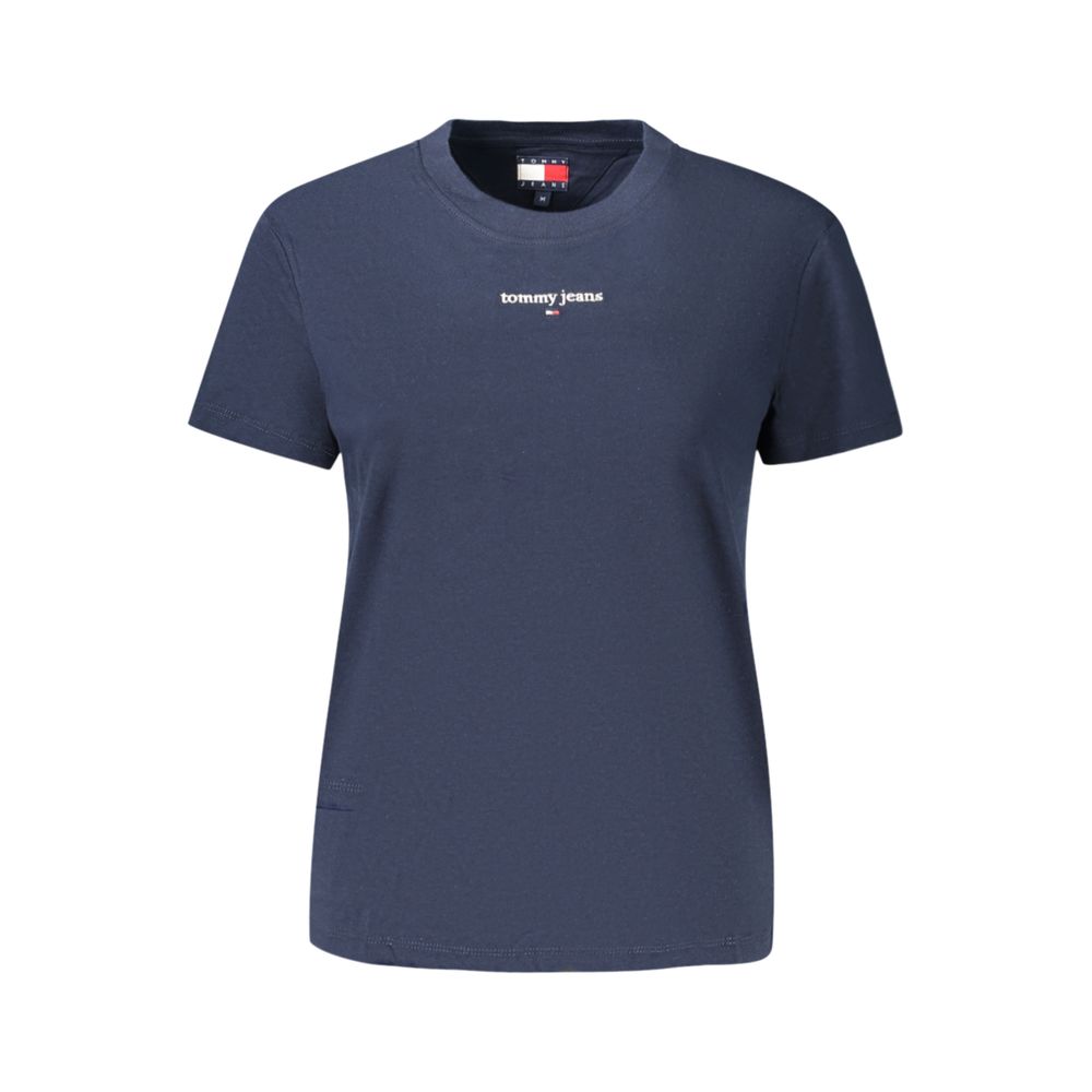 Blue Cotton Woman T-Shirt