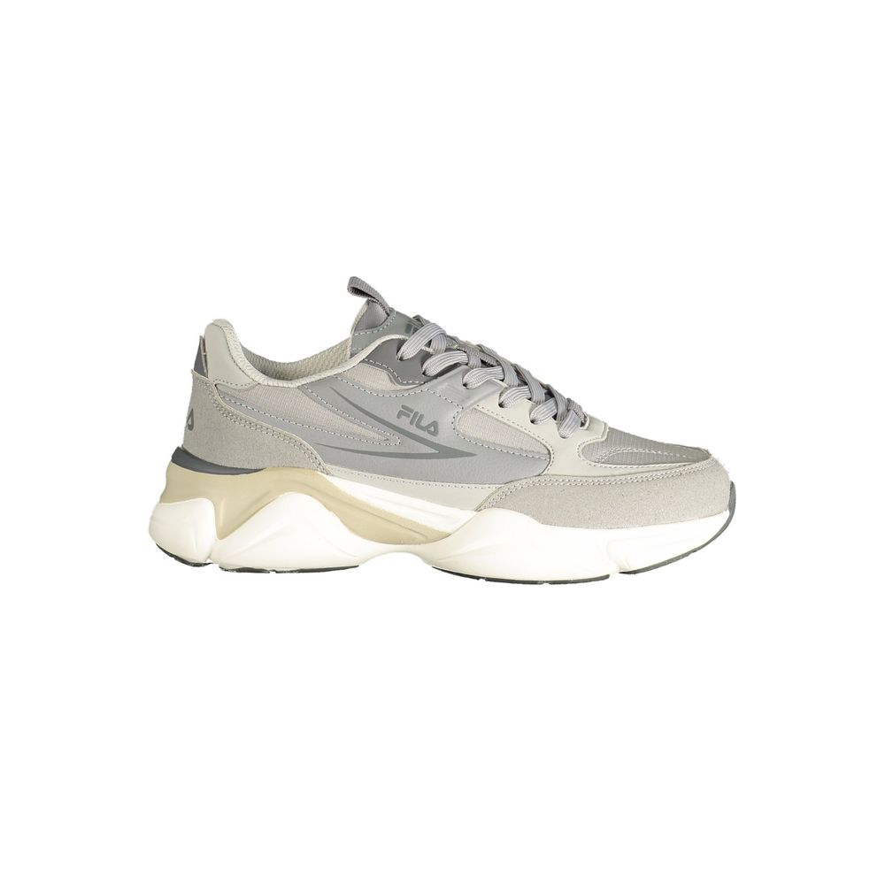 Grey Polyurethane Women's Sneaker