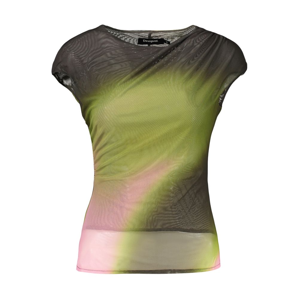 Green Polyester T-Shirt