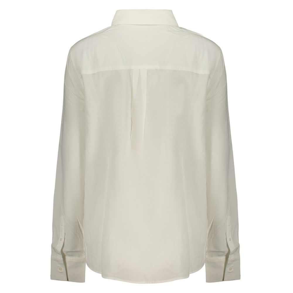 Bianco Viscose Women's Shirt