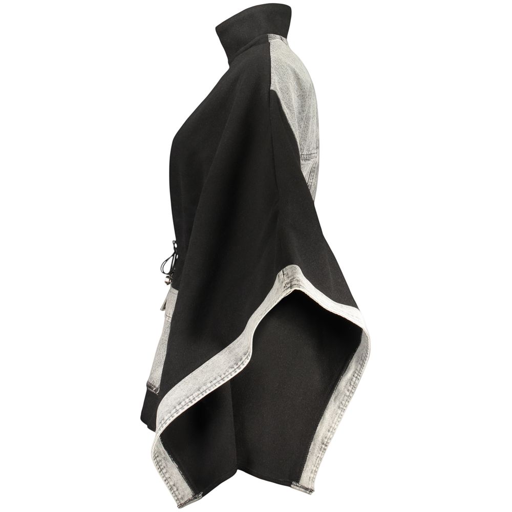 Black Polyester Women's Sweater