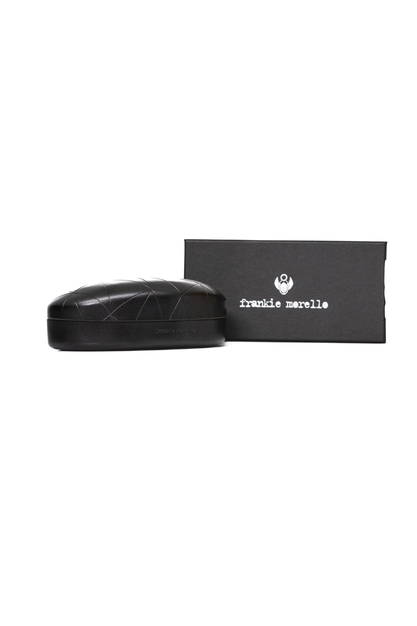 Black Metallic Fibre Men Sunglasses