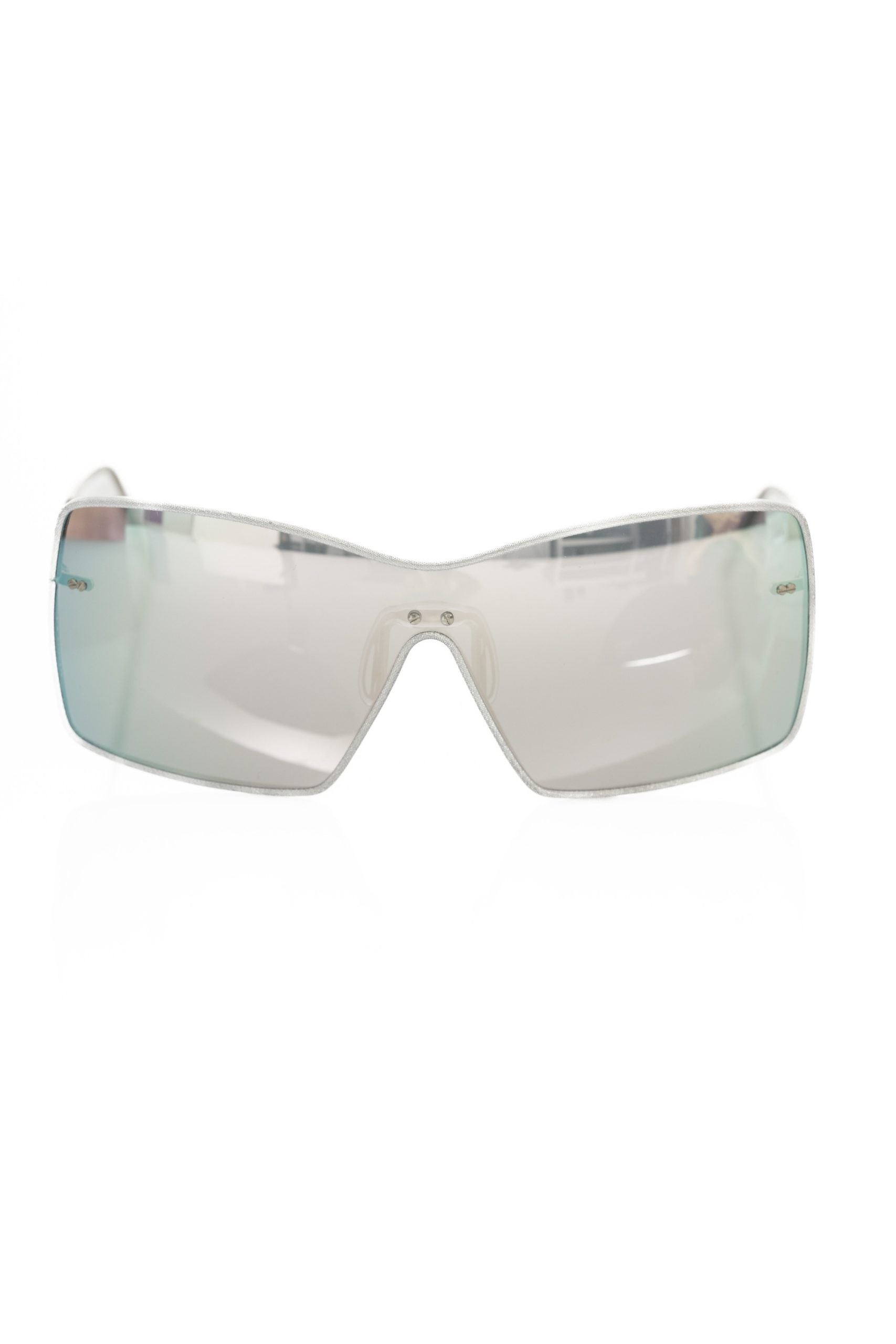 Silver Metallic Fiber Women Sunglasses