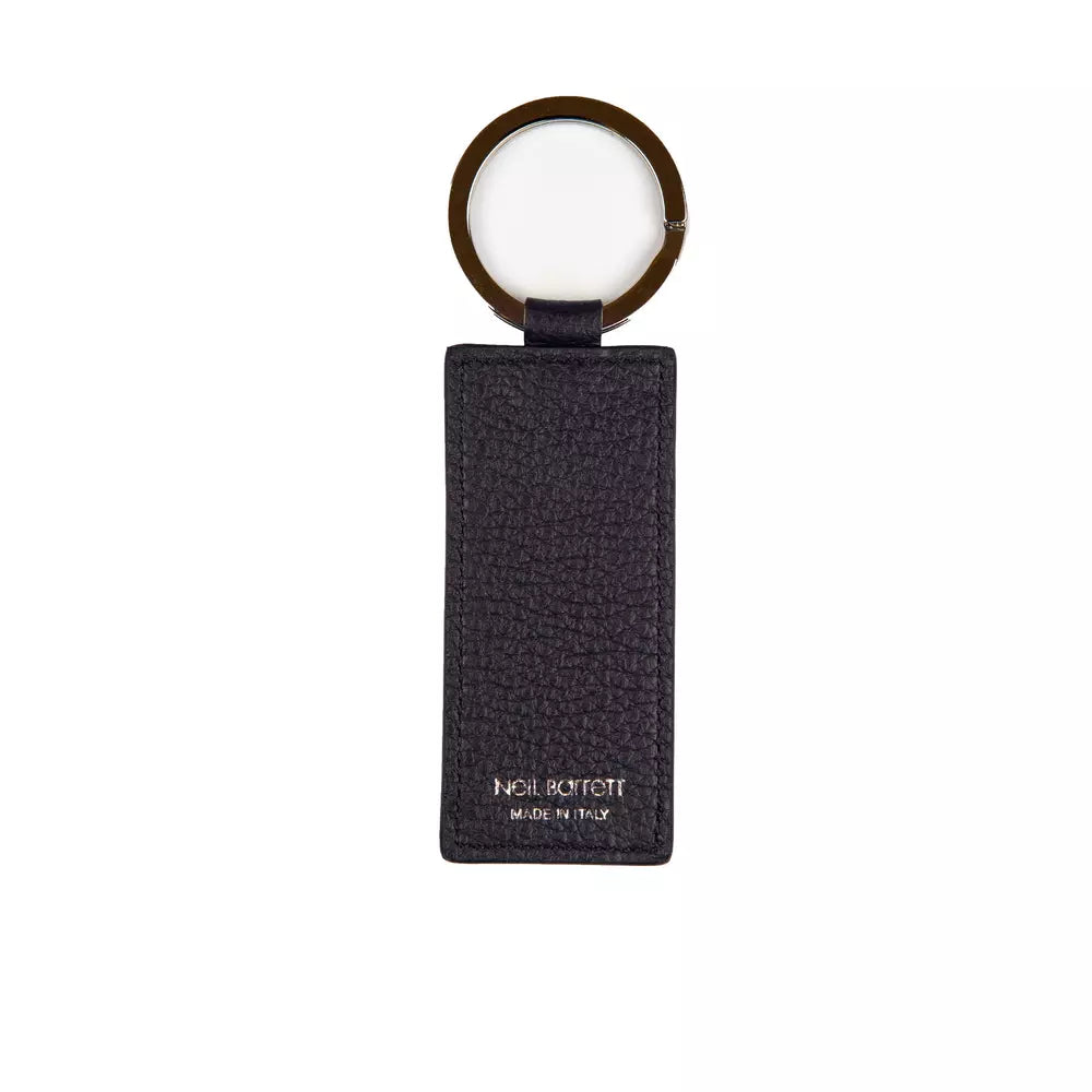 Blue Leather Men's Keychain