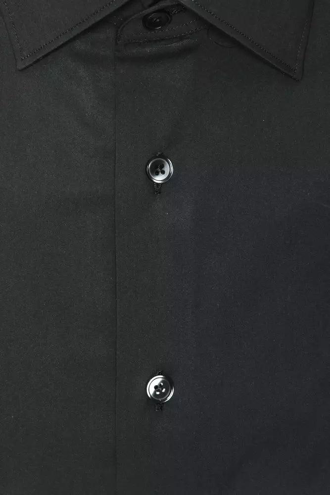 Grey Cotton Men Shirt