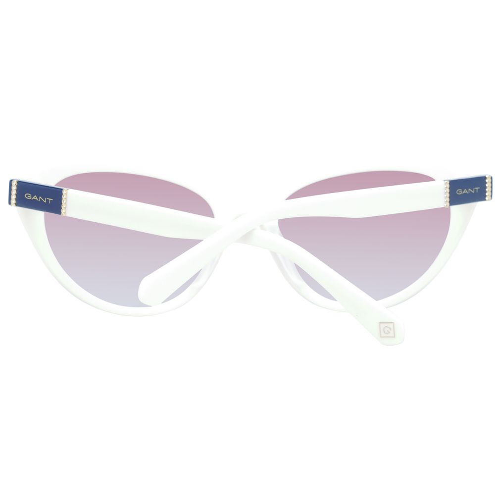 Beige Plastic Sunglasses