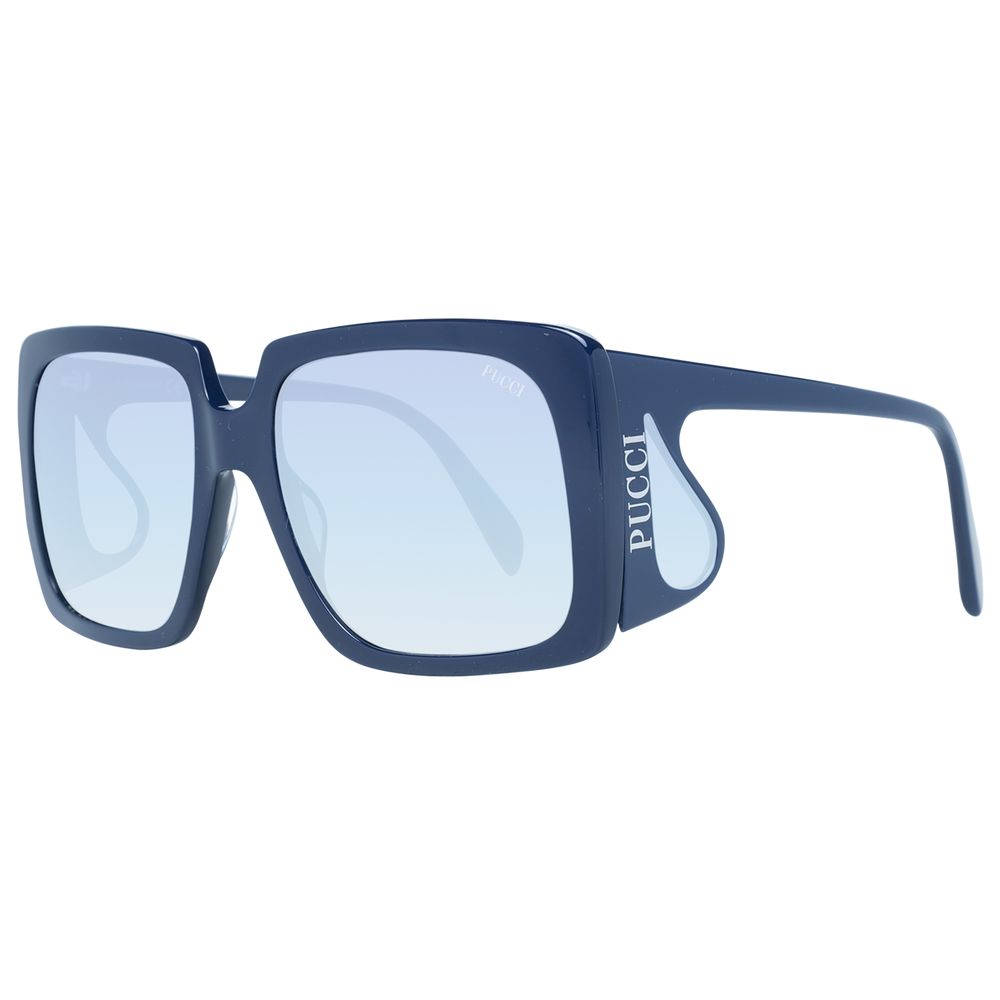 Blue Plastic Sunglasses