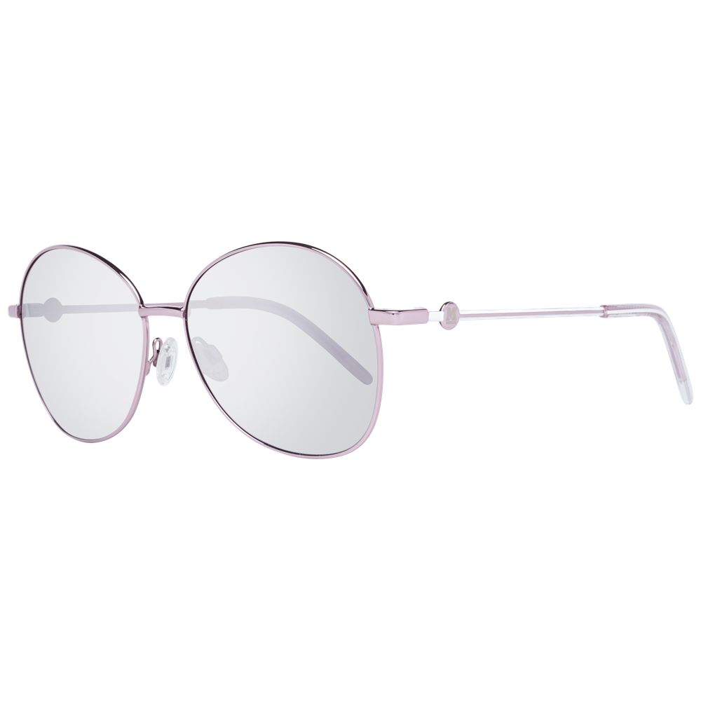 Rose Gold Metal & Plastic Sunglasses