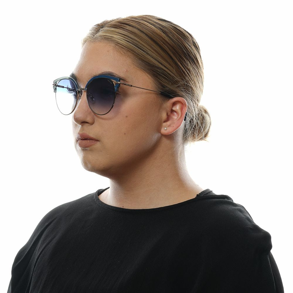 Blue Metal & Plastic Sunglasses