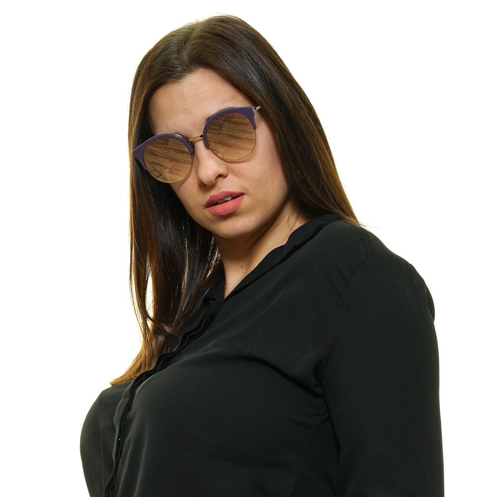 Gold Metal & Plastic Sunglasses