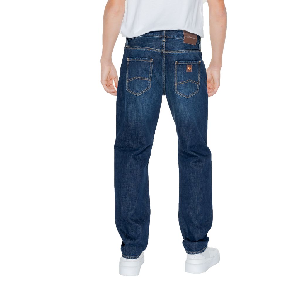 Blue Cotton Skinny Jeans