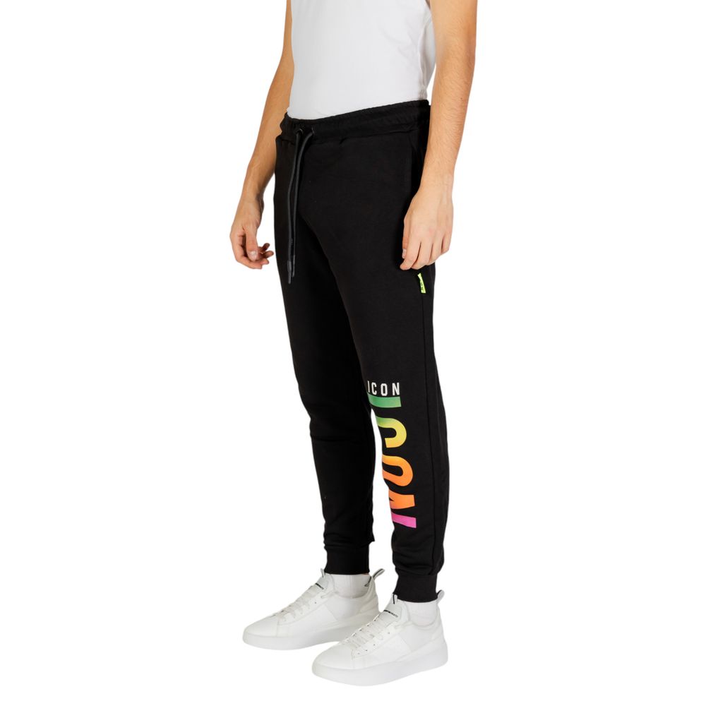 Black Cotton Joggers (Workout Pants)
